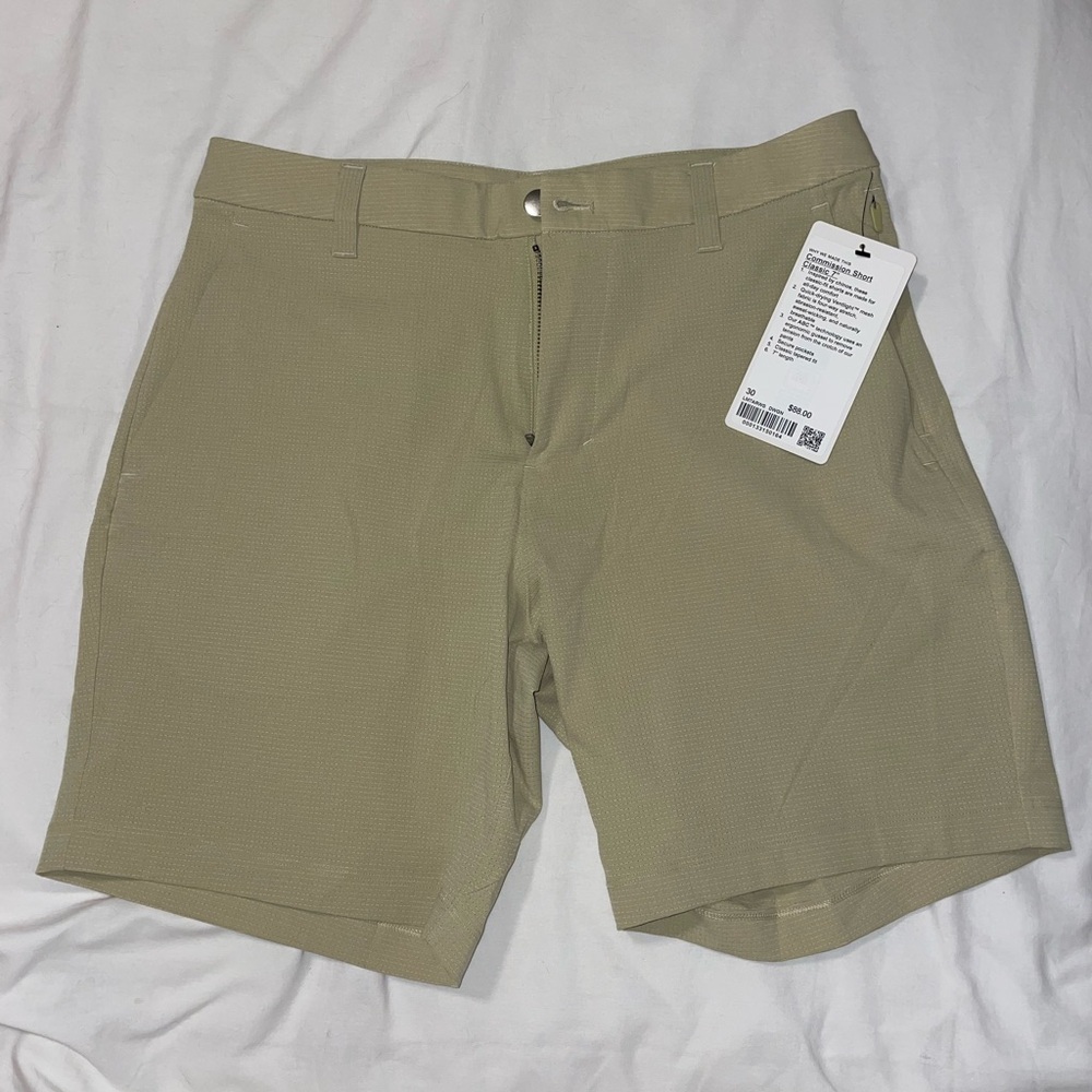Men's GREEN/light green to tan colored Shorts